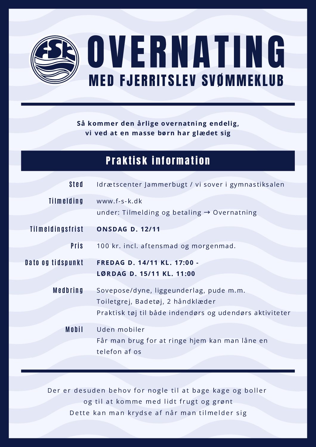 Overnatning nov. 2025